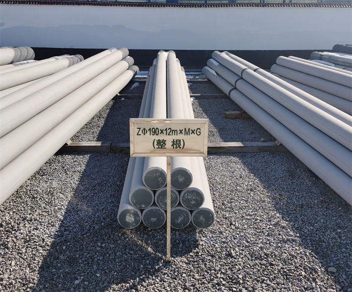 金华190×12米钢筋混凝土水泥电线杆