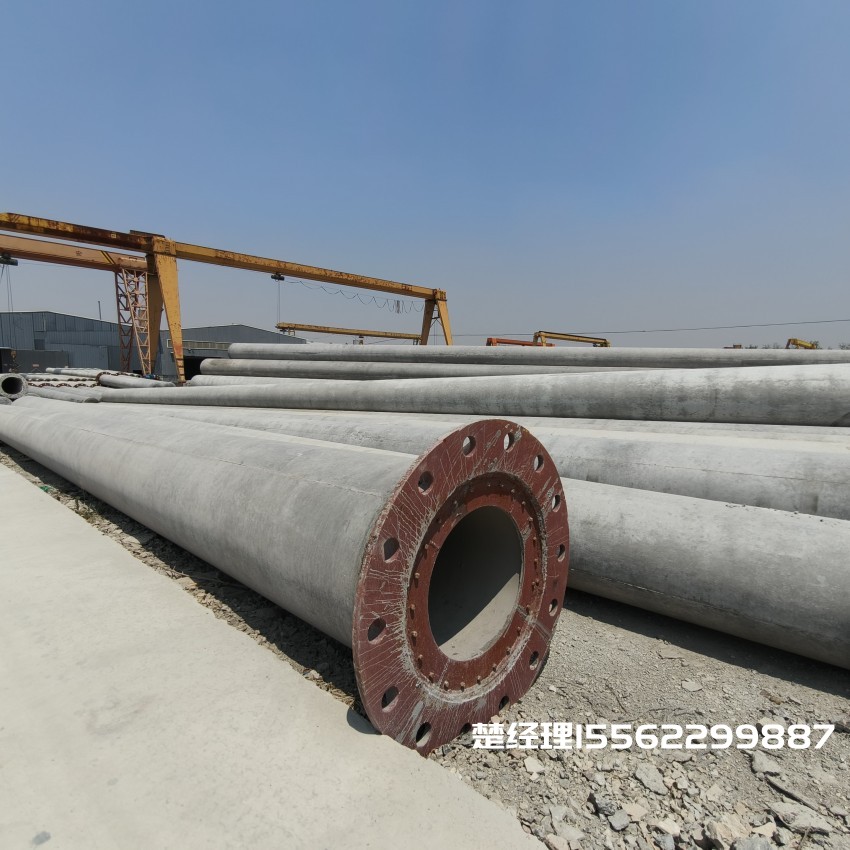 金华12米无拉线电杆